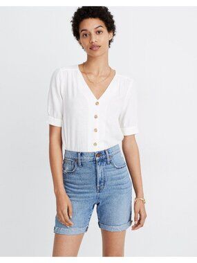 Madewell High Rise Mid Length Denim Shorts in Lawndale Wash Size 29